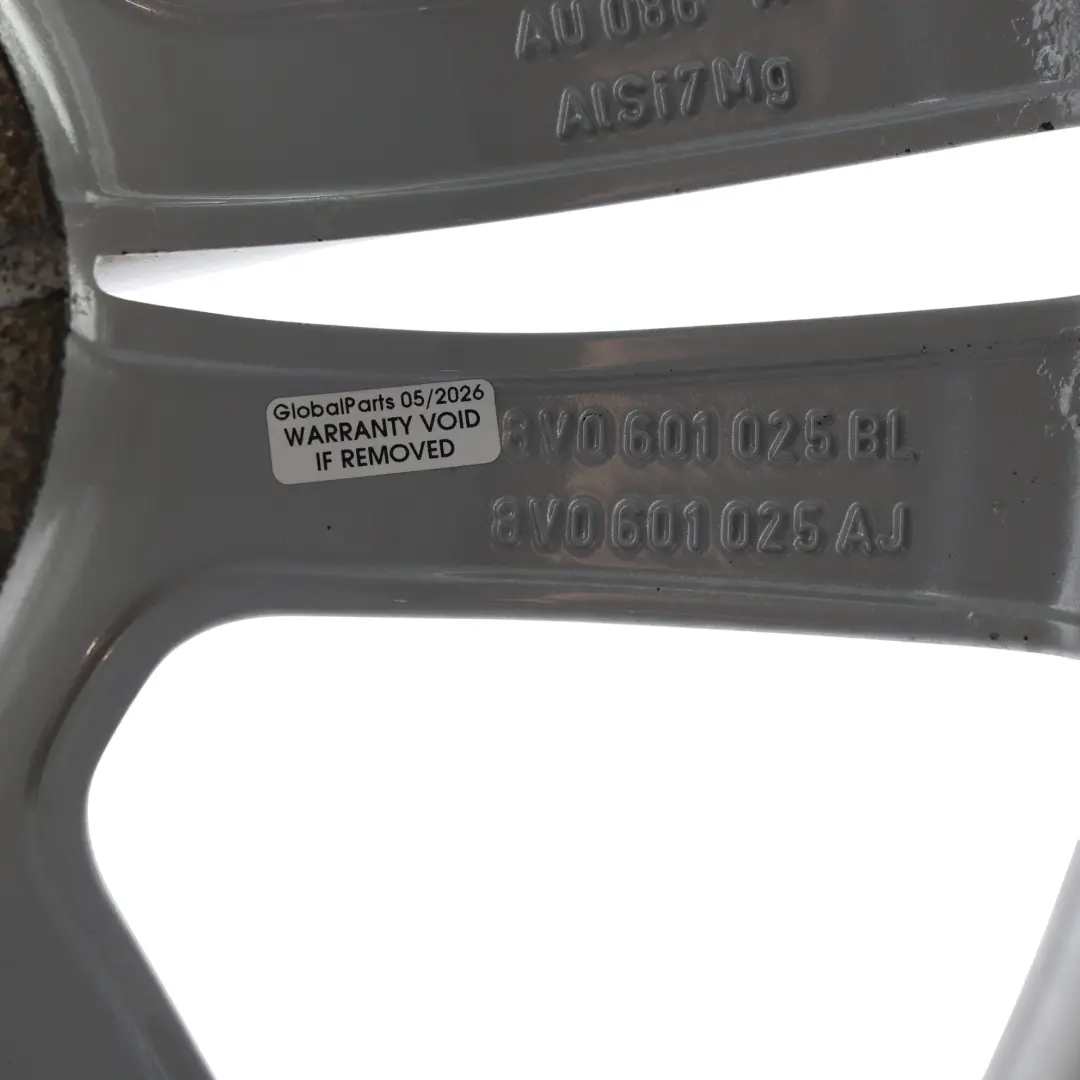 Alloy Rim 18" 7.5J ET:51 to Audi A3 8V Silver Wheel with Part number 8V0601025BL Audi A3 8V Silver Wheel Alloy Rim 18" 7.5J ET:51 - SKU 8V0601025BL-3 - Part number 8V0601025BL