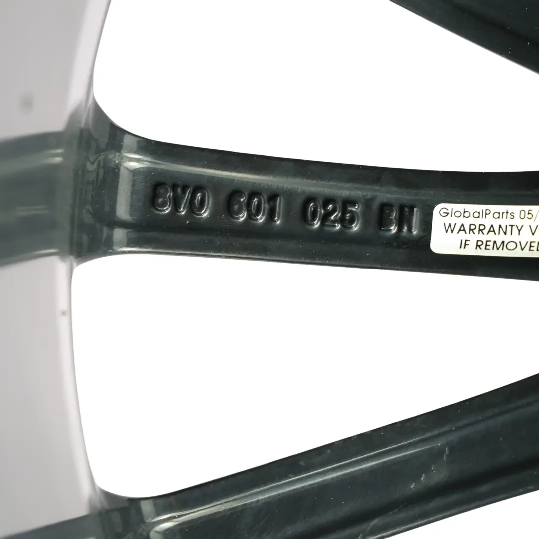 Audi A3 8V Alu Felge Schwarz 17" 7,5J ET:51 - SKU 8V0601025BN-1 - Teilenummer 8V0601025BN