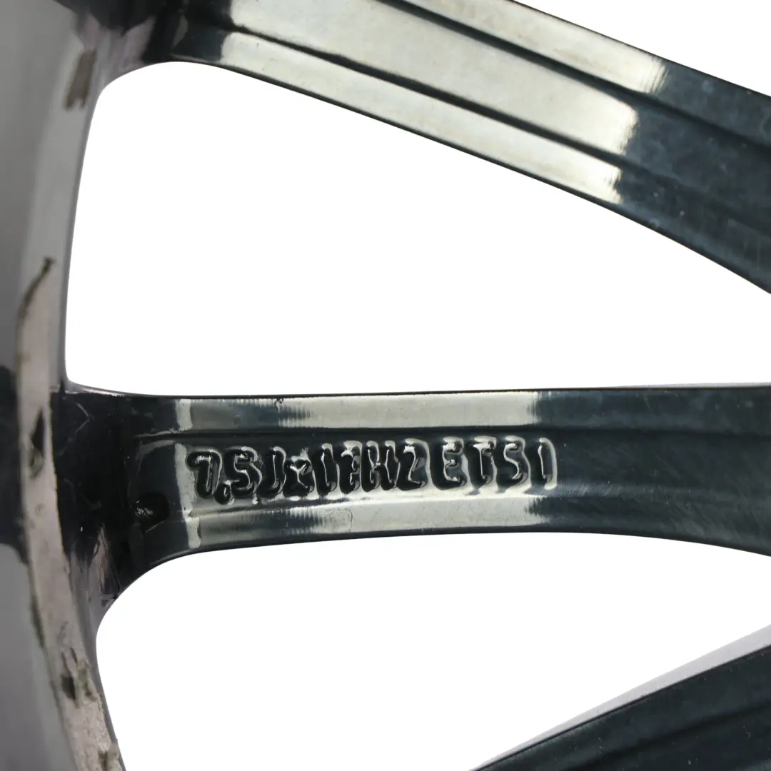 Audi A3 8V Alloy Wheel Rim Black 17" 7,5J ET:51 - SKU 8V0601025BN-2 - Part number 8V0601025BN