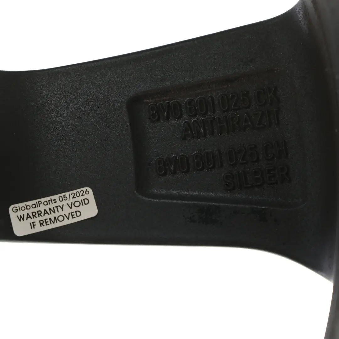 Audi A3 8V Llanta Aleación Gris Férrico 19" ET:53 8,5J 8V0601025CT - SKU 8V0601025CH-1 - Número de pieza 8V0601025CH