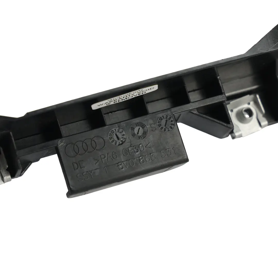 Supporto Staffa Montaggio Leva Cambio Console per Audi A3 8V con numero di parte 8V0863531 Audi A3 8V Supporto Staffa Montaggio Leva Cambio Console - SKU 8V0863531 - Numero di parte 8V0863531