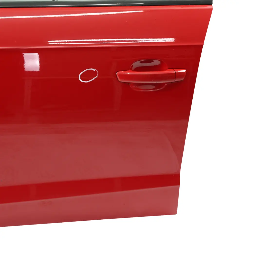 Sportback Door Front Left N/S Tango Red Metallic - Y3U to Audi A3 8V with Part number 8V4831051B Audi A3 8V Sportback Door Front Left N/S Tango Red Metallic - Y3U - SKU 8V4831051B-TAR - Part number 8V4831051B