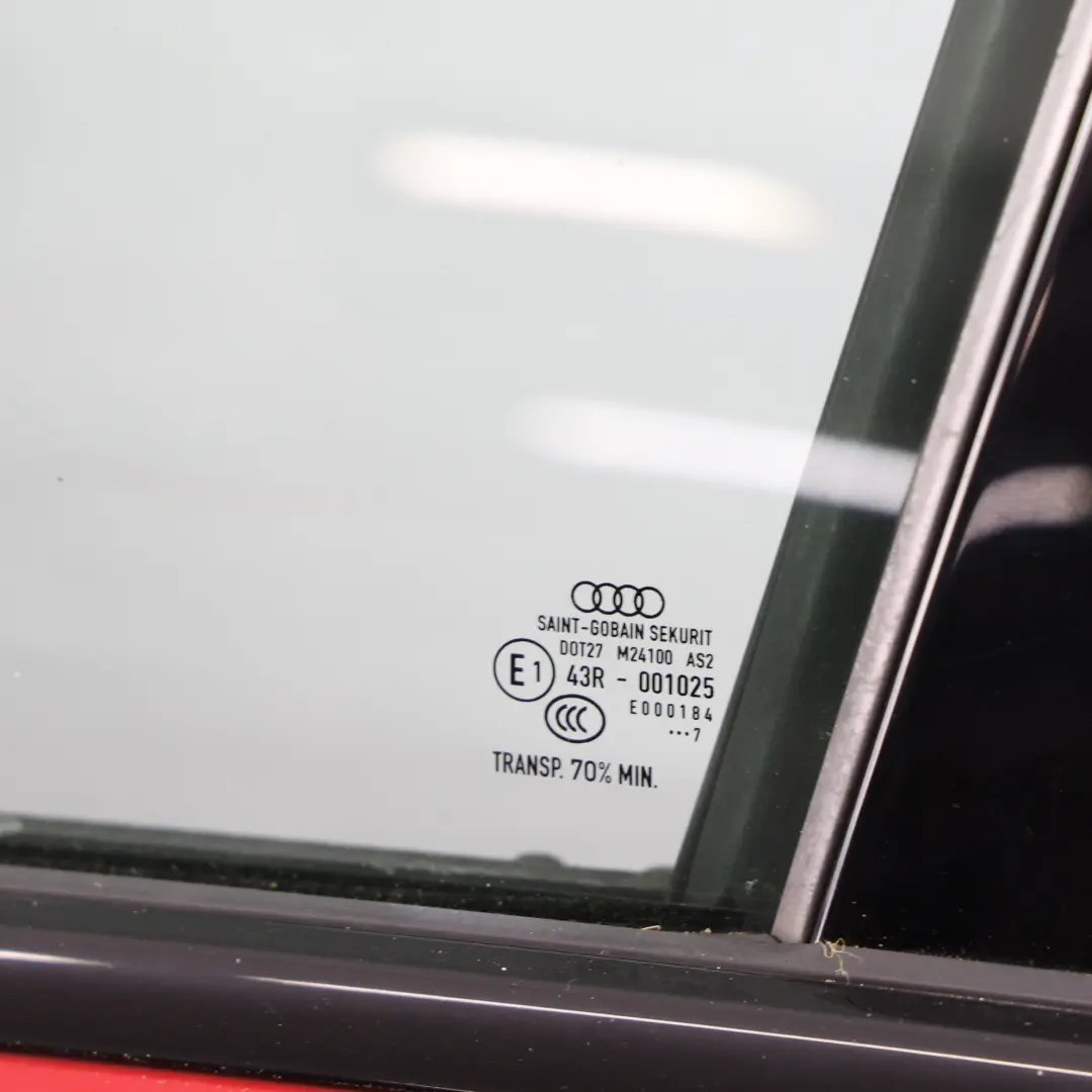Audi A3 8V Sportback Door Front Left N/S Tango Red Metallic - Y3U - SKU 8V4831051B-TAR - Part number 8V4831051B