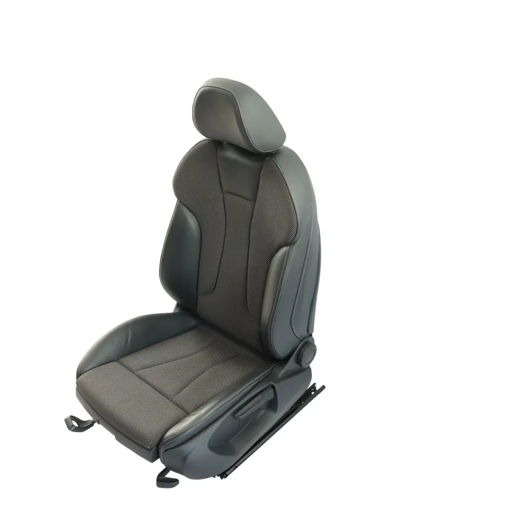 Audi A3 8V 5 Door Sport Seat Front Left N/S Interior Half Leather Black Grey - SKU 8V4881805AN-1 - Part number 8V4881805AN
