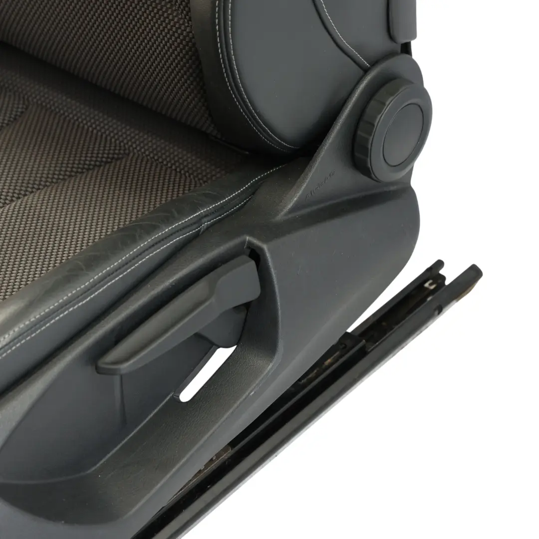 Audi A3 8V 5 Door Sport Seat Front Left N/S Interior Half Leather Black Grey - SKU 8V4881805AN-1 - Part number 8V4881805AN