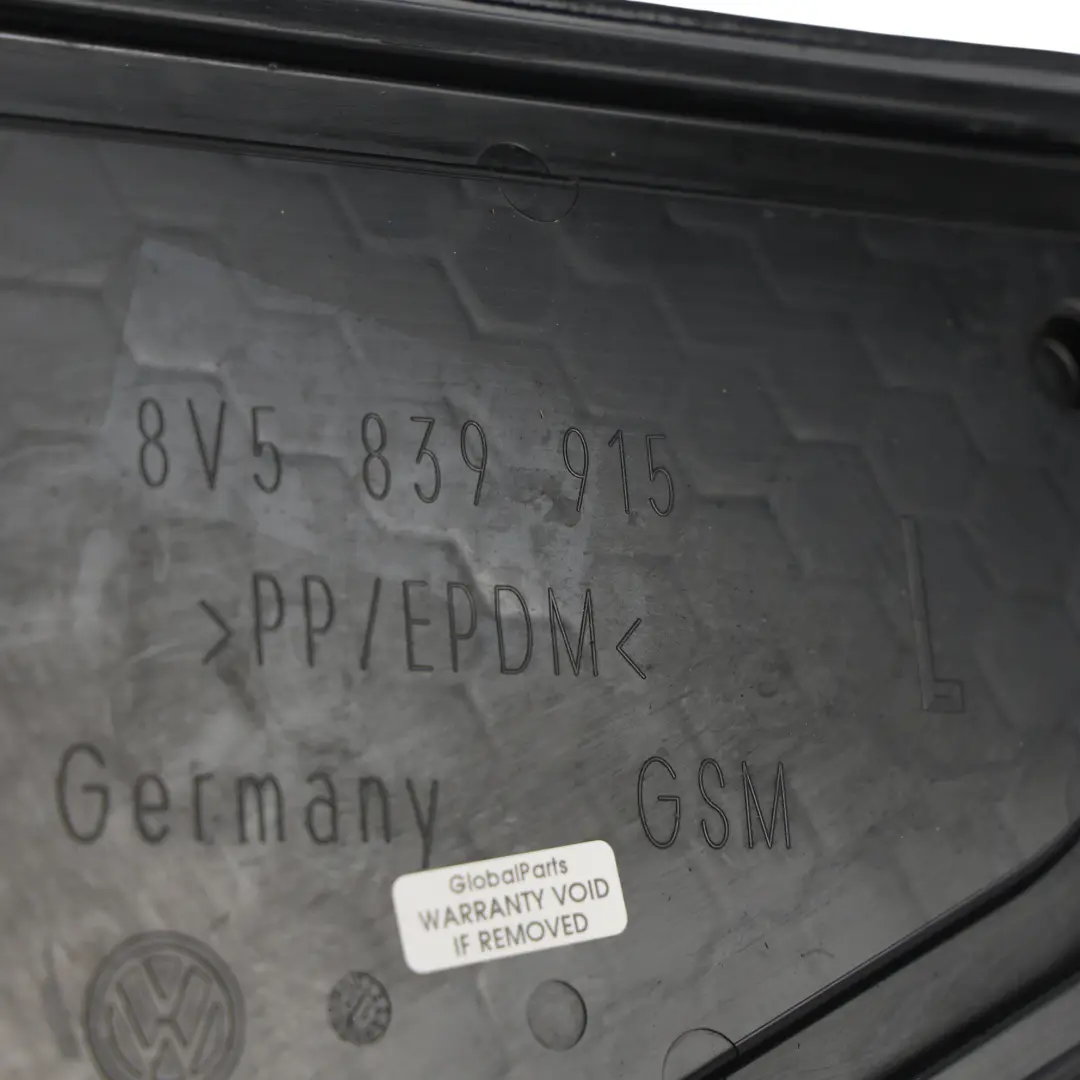 Audi A3 8V Panel Cubierta Moldura Puerta Trasera Interior Izquierda - SKU 8V5839915 - Número de pieza 8V5839915