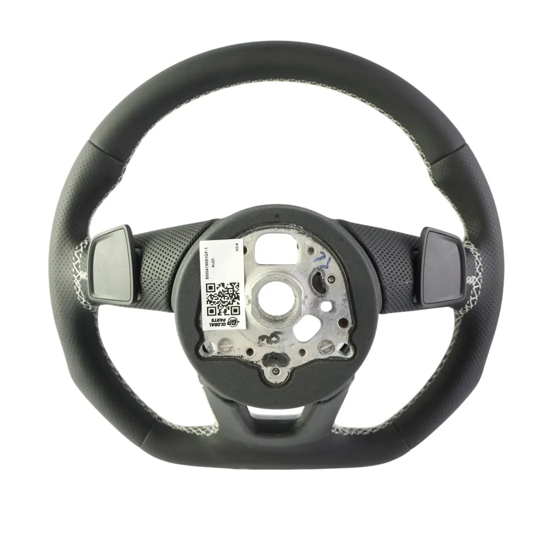 Kierownica S-Line NOWA Czarna Skóra Ścięta do Audi A4 B9 A5 F5 o numerze 8W0419091GF Audi A4 B9 A5 F5 Kierownica S-Line NOWA Czarna Skóra Ścięta - SKU 8W0419091GF-1 - Numer Części 8W0419091GF