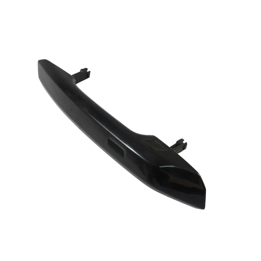 Door Handle Outside Grab Right O/S Brilliant Black - Y9B to Audi A4 B9 A5 F5 Rear with Part number 8W0837240 Audi A4 B9 A5 F5 Rear Door Handle Outside Grab Right O/S Brilliant Black - Y9B - SKU 8W0837240-BBL - Part number 8W0837240