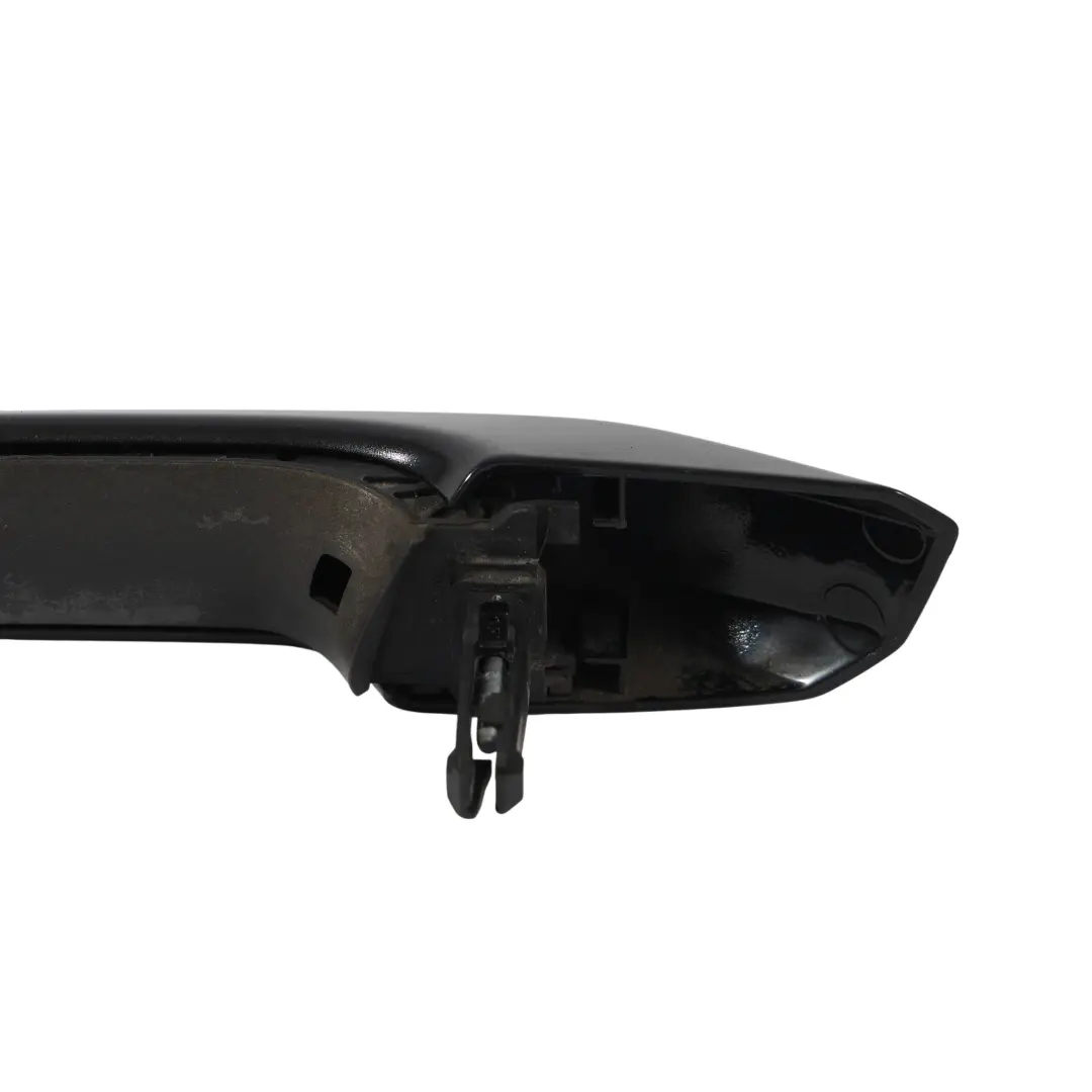 Door Handle Outside Grab Right O/S Brilliant Black - Y9B to Audi A4 B9 A5 F5 Rear with Part number 8W0837240 Audi A4 B9 A5 F5 Rear Door Handle Outside Grab Right O/S Brilliant Black - Y9B - SKU 8W0837240-BBL - Part number 8W0837240