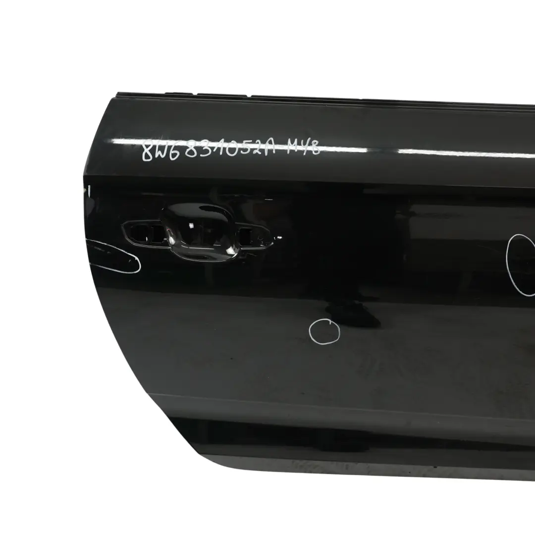 Door Front Right O/S Mythical Black Metallic - Y9T to Audi A5 F5 Coupe Convertible with Part number 8W6831052A Audi A5 F5 Coupe Convertible Door Front Right O/S Mythical Black Metallic - Y9T - SKU 8W6831052A-MYB - Part number 8W6831052A