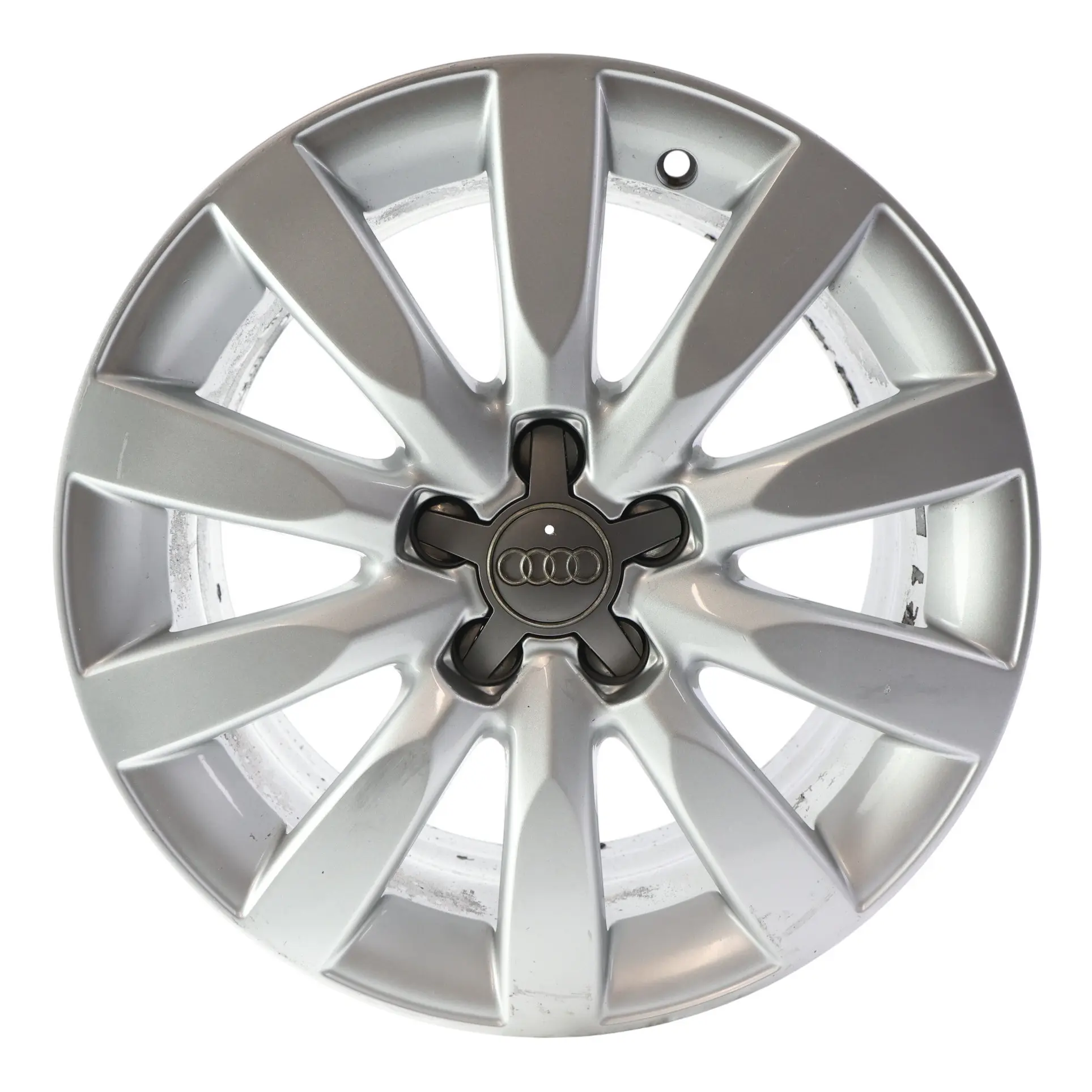 Audi A1 8X Silver Alloy Wheel Rim 16" 7J ET34 10 Spoke 8X0601025BB