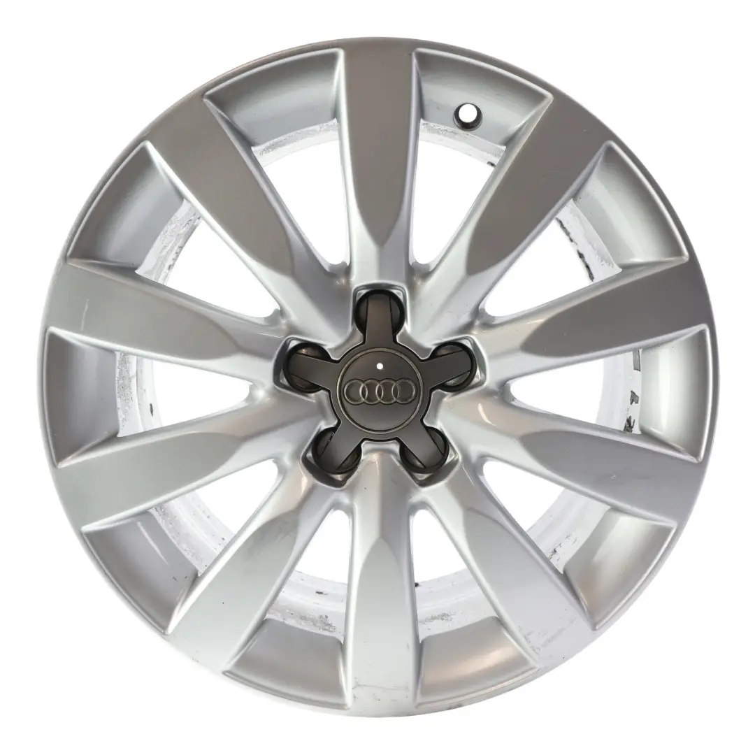 Audi A1 8X Srebrna Felga Aluminiowa 16" 7J ET34 - SKU 8X0601025BB-1 - Numer Części 8X0601025BB