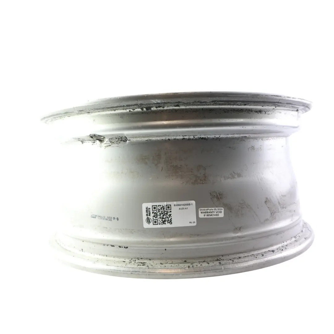 Audi A1 8X Srebrna Felga Aluminiowa 16" 7J ET34 - SKU 8X0601025BB-1 - Numer Części 8X0601025BB