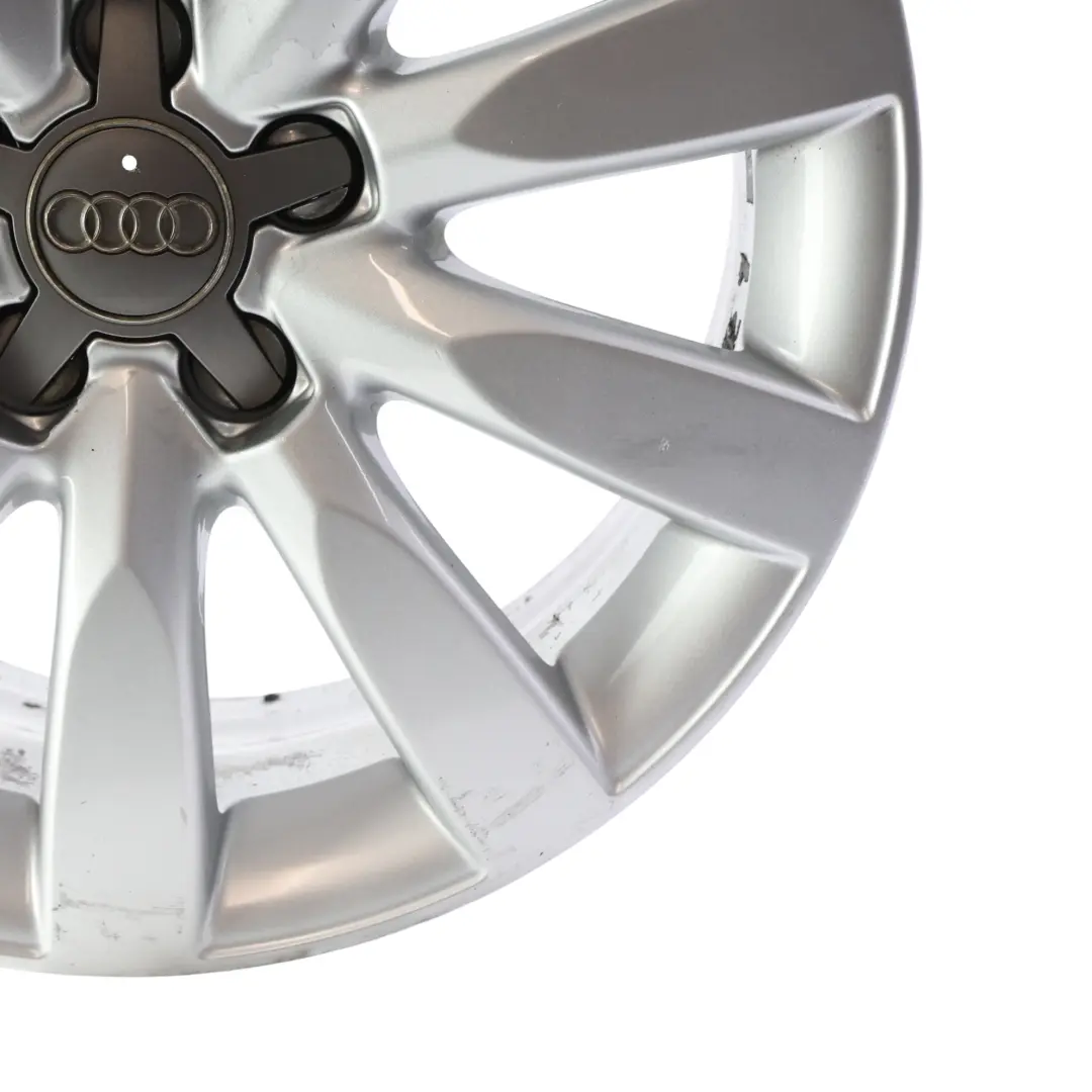Audi A1 8X Srebrna Felga Aluminiowa 16" 7J ET34 - SKU 8X0601025BB-1 - Numer Części 8X0601025BB