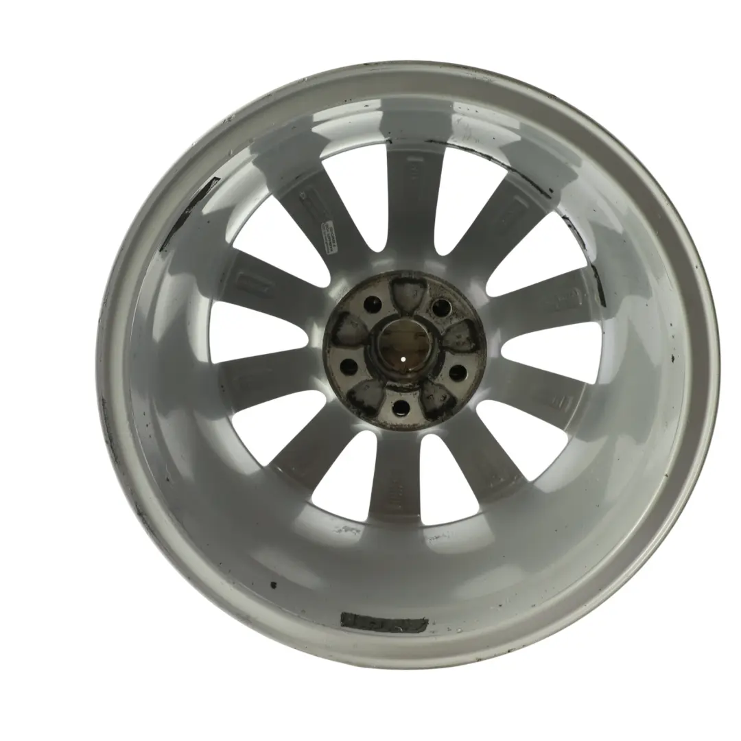 Audi A1 8X Silver Alloy Wheel Rim 16" 7J ET34 5x100 10 Spoke - SKU 8X0601025BB-2 - Part number 8X0601025BB