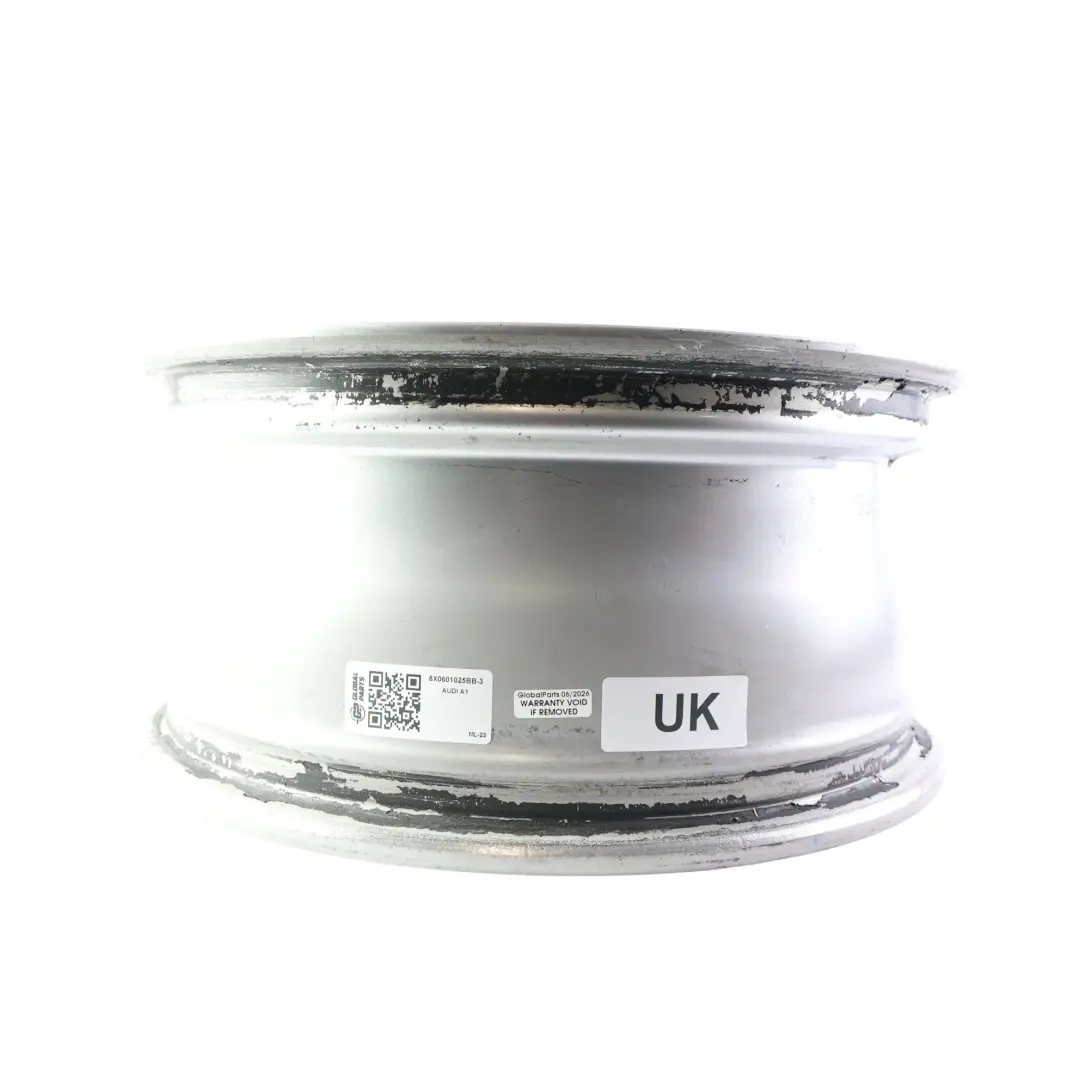 Audi A1 8X Silver Alloy Wheel Rim 16" 7J ET:34 10 Spoke - SKU 8X0601025BB-3 - Part number 8X0601025BB
