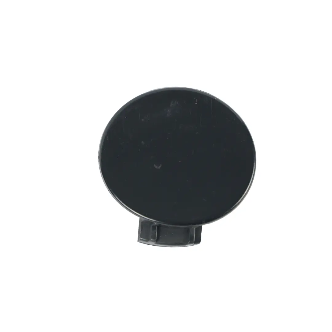 Front Bumper Tow Eye Cover Cap Brilliant Black Metallic - Y9B to Audi A1 8X S-Line with Part number 8X0807241 Audi A1 8X S-Line Front Bumper Tow Eye Cover Cap Brilliant Black Metallic - Y9B - SKU 8X0807241-BBL - Part number 8X0807241