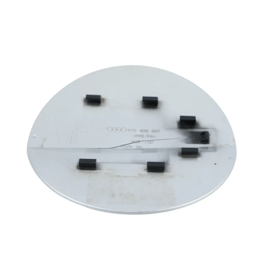 Audi A1 8X Fuel Fill In Flap Cap Cover Ice Silver Metallic - X7W - SKU 8X0809907-ICS - Part number 8X0809907