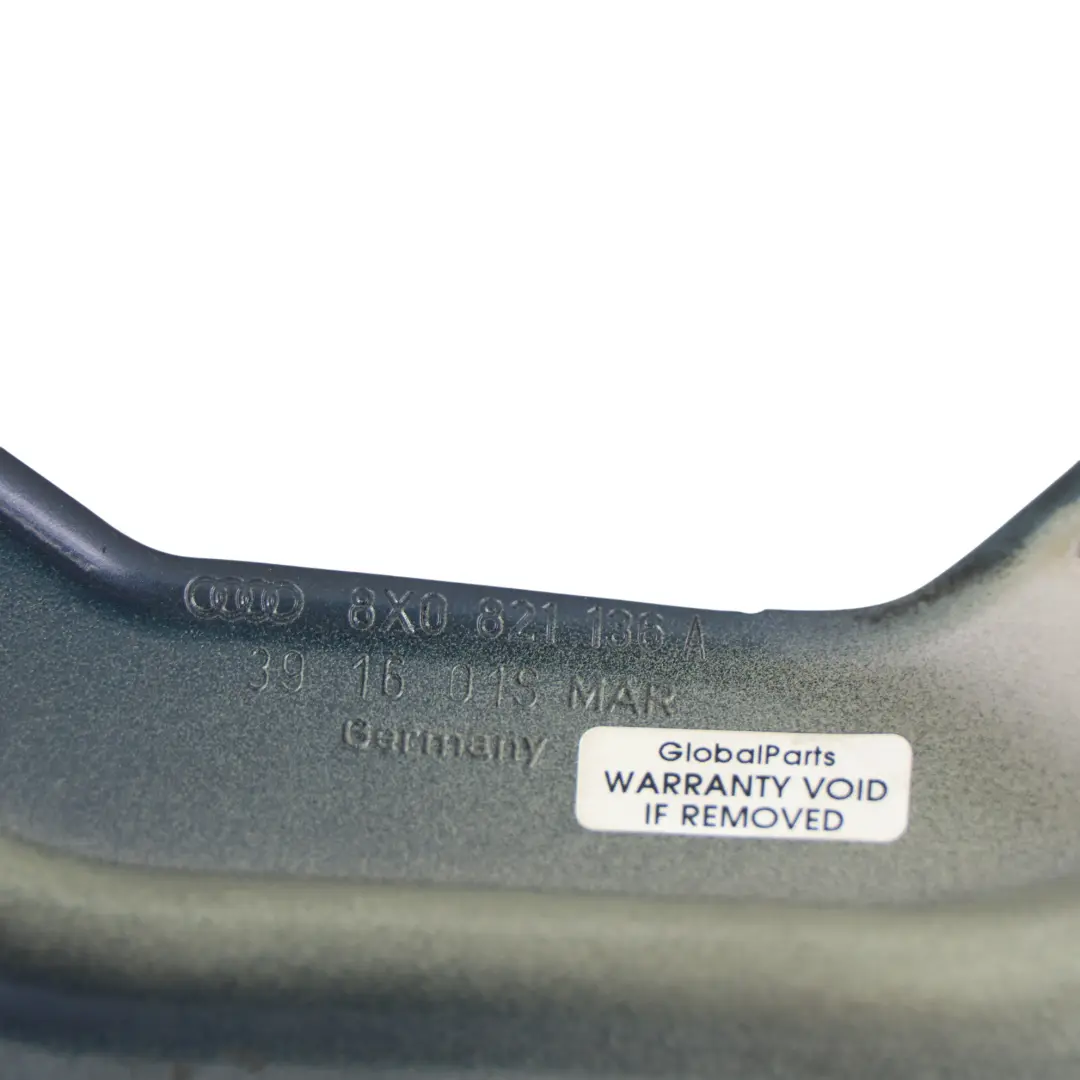 Supporto Parafango Anteriore Destro Blu Utopia Metallizzato X5L per Audi A1 8X con numero di parte 8X0821136A Audi A1 8X Supporto Parafango Anteriore Destro Blu Utopia Metallizzato X5L - SKU 8X0821136A-UBL - Numero di parte 8X0821136A