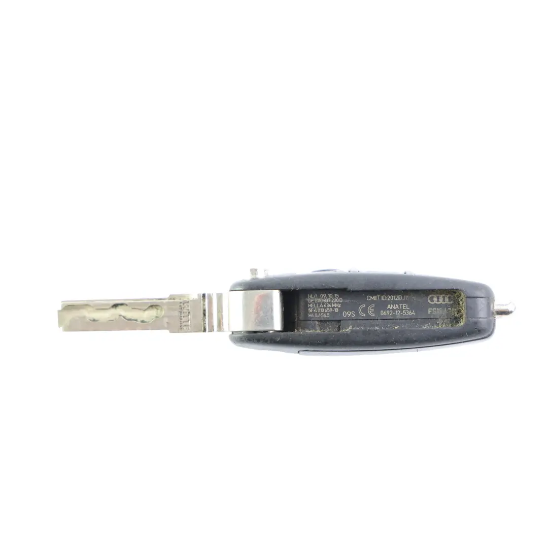 Telecomando Chiave Pieghevole 3 Pulsanti per Audi A1 8X A5 8T con numero di parte 8X0837220D Audi A1 8X A5 8T Telecomando Chiave Pieghevole 3 Pulsanti - SKU 8X0837220D - Numero di parte 8X0837220D