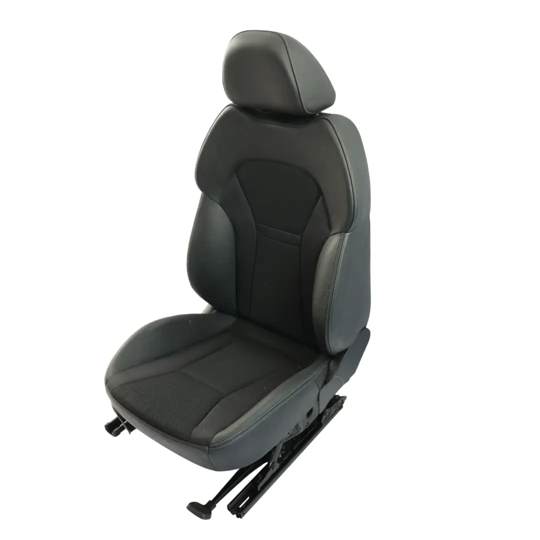 Audi A1 8X 3 Door Sport Seat Front Right O/S Interior Half Leather Soul Silver - SKU 8X0881806AB-2 - Part number 8X0881806AB