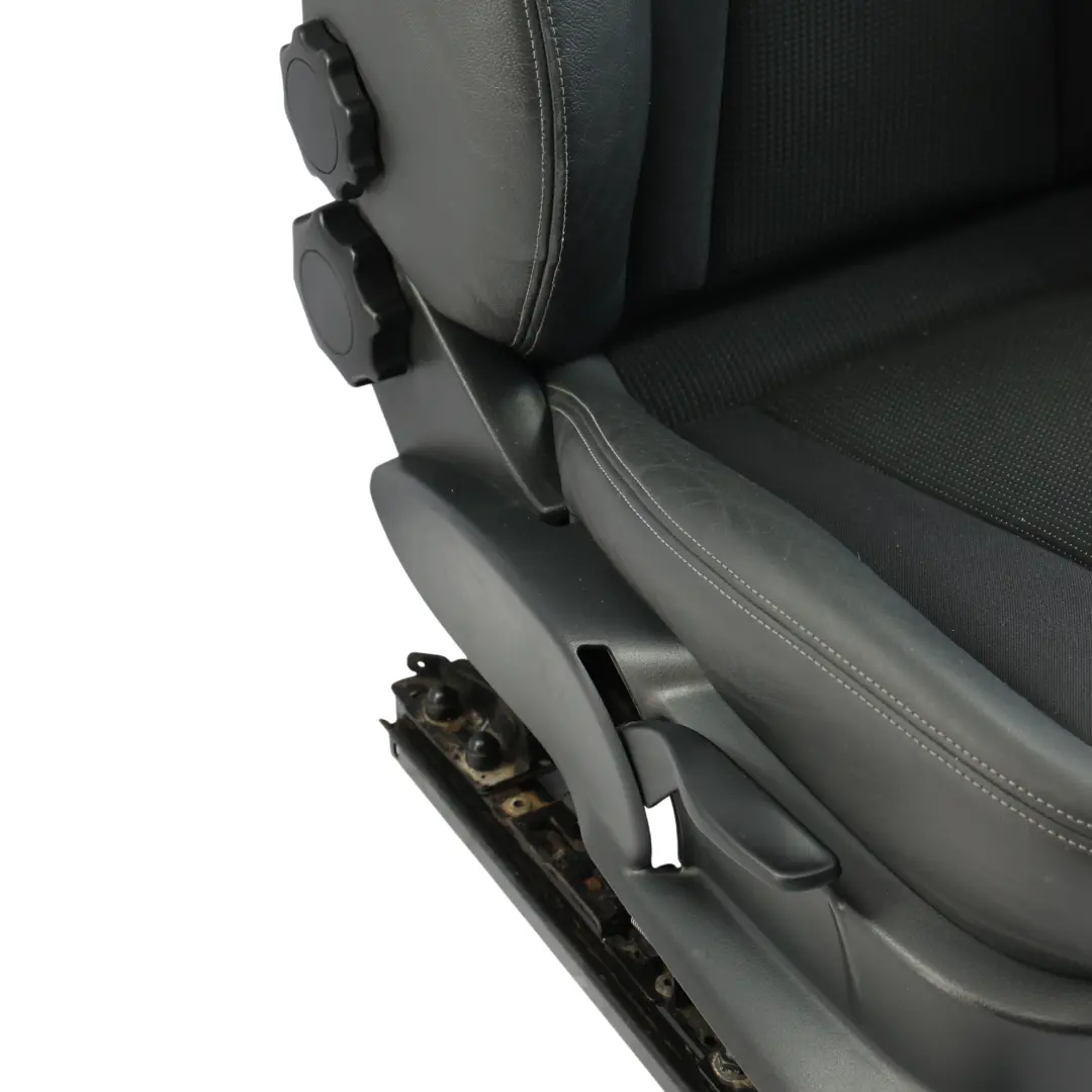 Audi A1 8X 3 Door Sport Seat Front Right O/S Interior Half Leather Soul Silver - SKU 8X0881806AB-2 - Part number 8X0881806AB