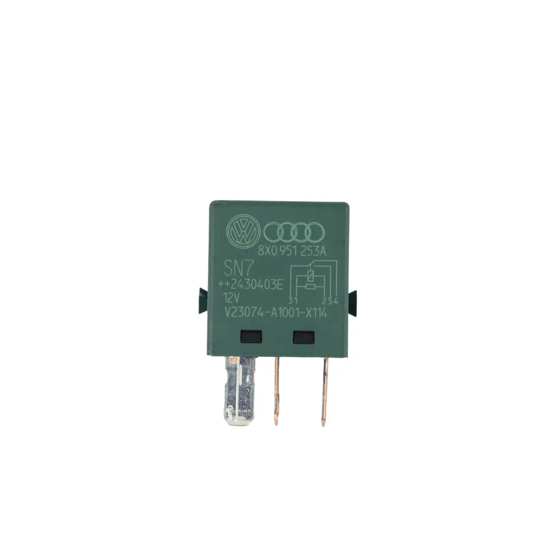 Volkswagen Crafter SY Skoda Fabia MK4 Relè Interruttore 5 Pin 12V 655 - SKU 8X0951253A - Numero di parte 8X0951253A