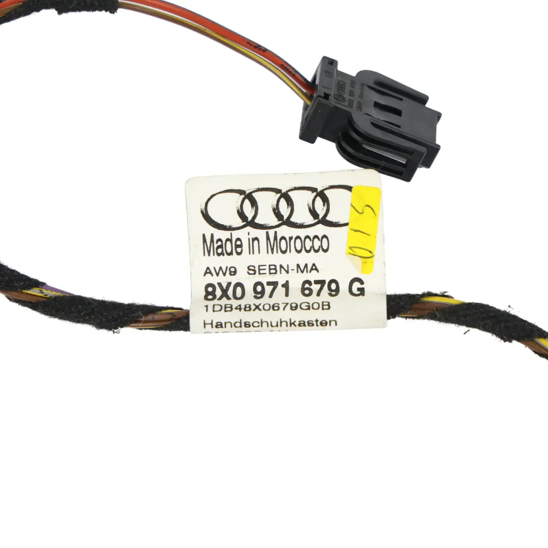 Audi A1 8X Dash Panel Glove Box Light Wiring Harness Cable Loom - SKU 8X0971679G - Part number 8X0971679G