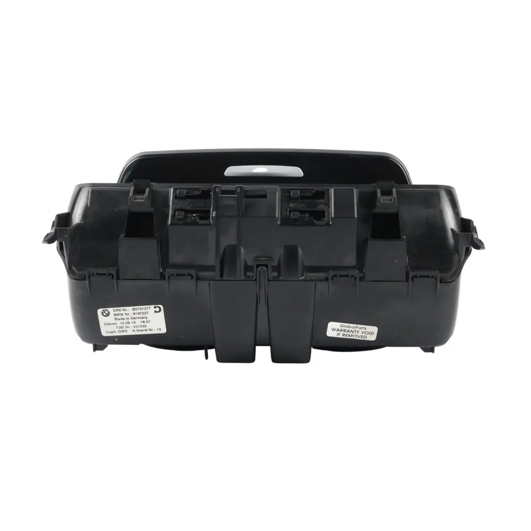 BMW F12 Centre Console Cup Holder Storage Compartment Trim Panel Black - SKU 9197227-2 - Part number 9197227