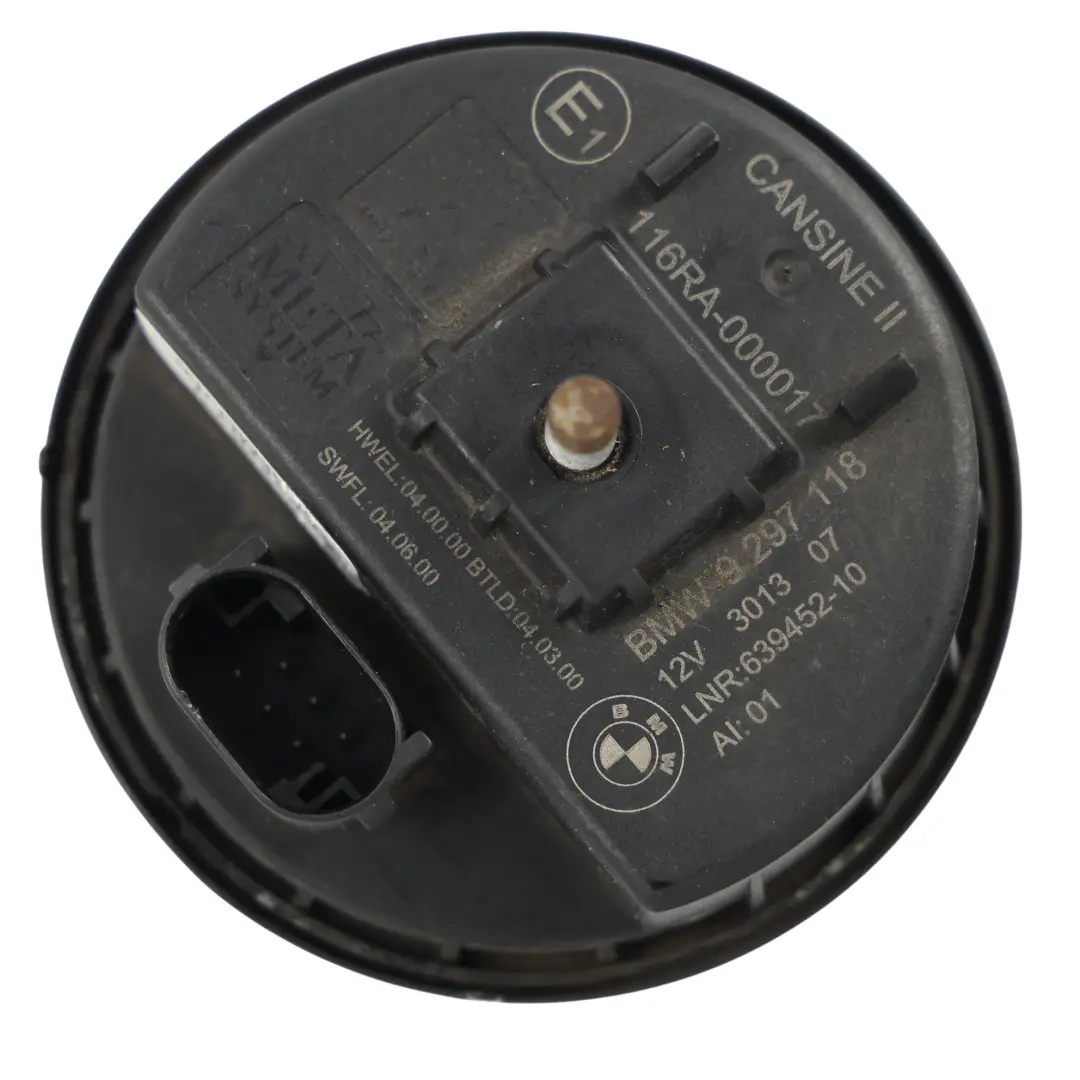 BMW F23 Sirena Alarma Eléctrica Unidad Control Sistema 12V - SKU 9297118 - Número de pieza 9297118