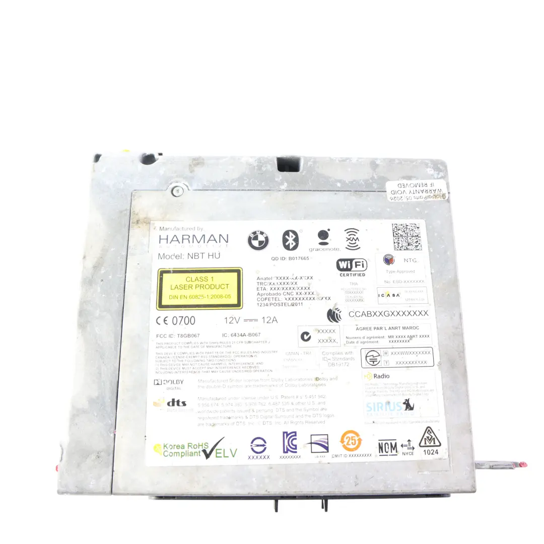 BMW F10 F20 F22 F30 F32 Module Navigation Sat Nav DAB Unité High - SKU 9311039-1 - Numéro de pièce 9311039