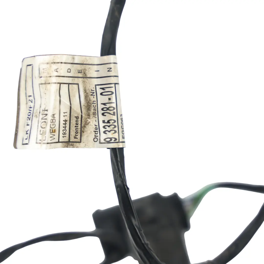 Wire Harness Loom Cable N47D20C Diesel to BMW F20 Electric with Part number 9335281 BMW F20 Electric Wire Harness Loom Cable N47D20C Diesel - SKU 9335281 - Part number 9335281
