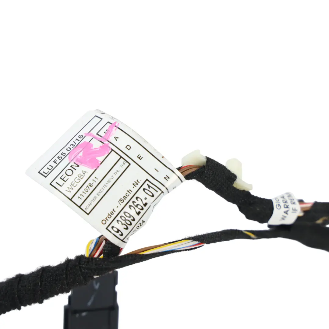Mini F55 Cableado Arnés Cable Puerta Trasera Izquierda Derecha - SKU 9389262 - Número de pieza 9389262