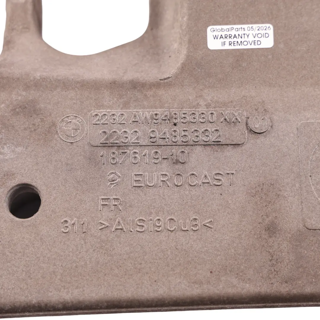 Gearbox Mount Bracket Support to BMW G20 G30 G31 Automatic with Part number 9485332 BMW G20 G30 G31 Automatic Gearbox Mount Bracket Support - SKU 9485332 - Part number 9485332