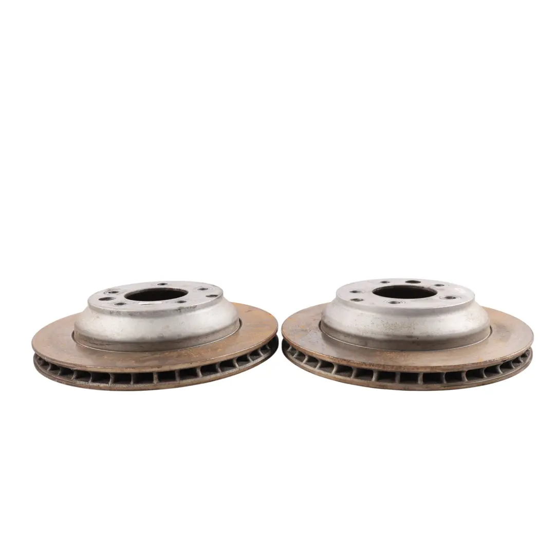 Porsche Cayenne 92A Rear Wheel Brake Disc Set - SKU 95535240131 - Part number 95535240131