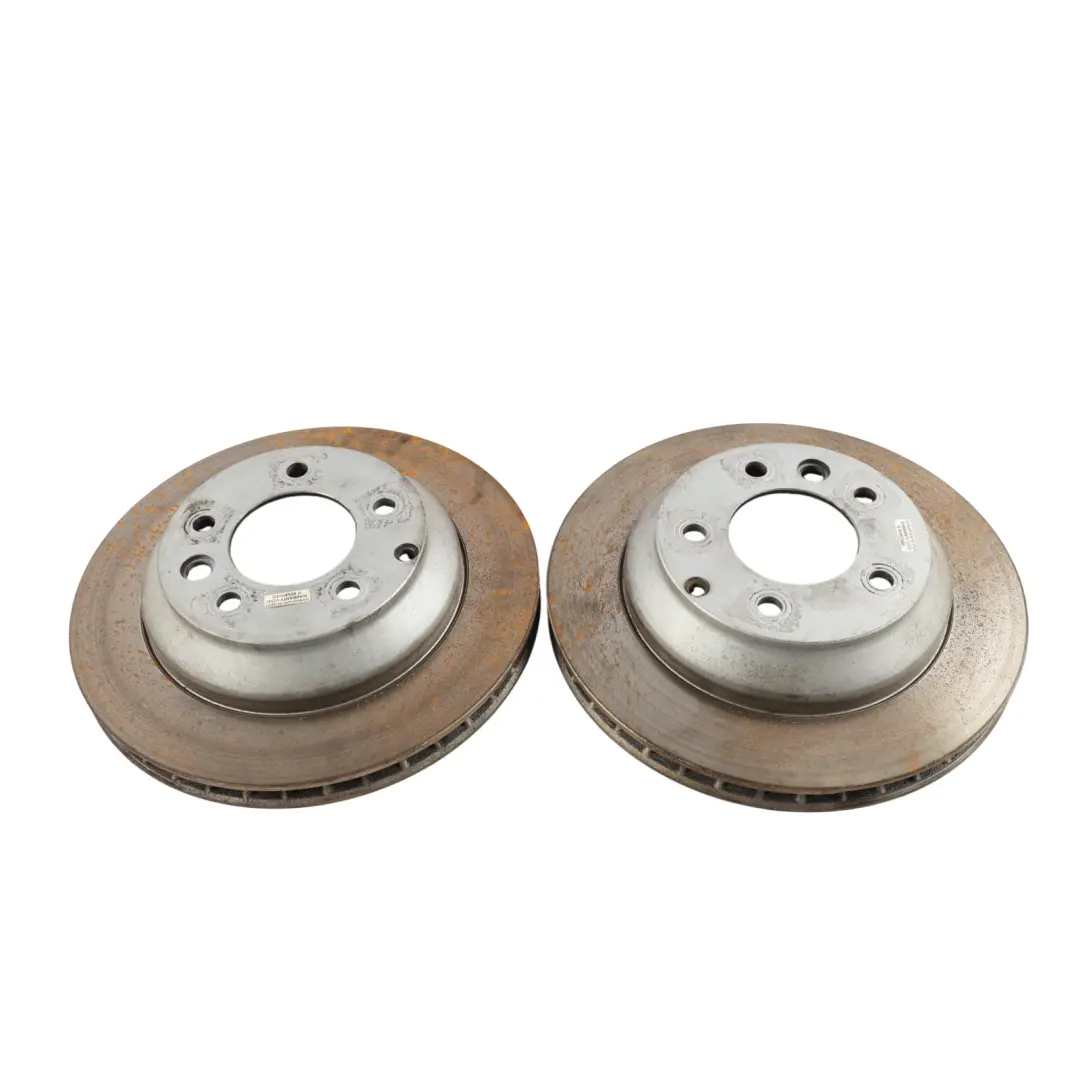 Porsche Cayenne 92A Rear Wheel Brake Disc Set - SKU 95535240131 - Part number 95535240131