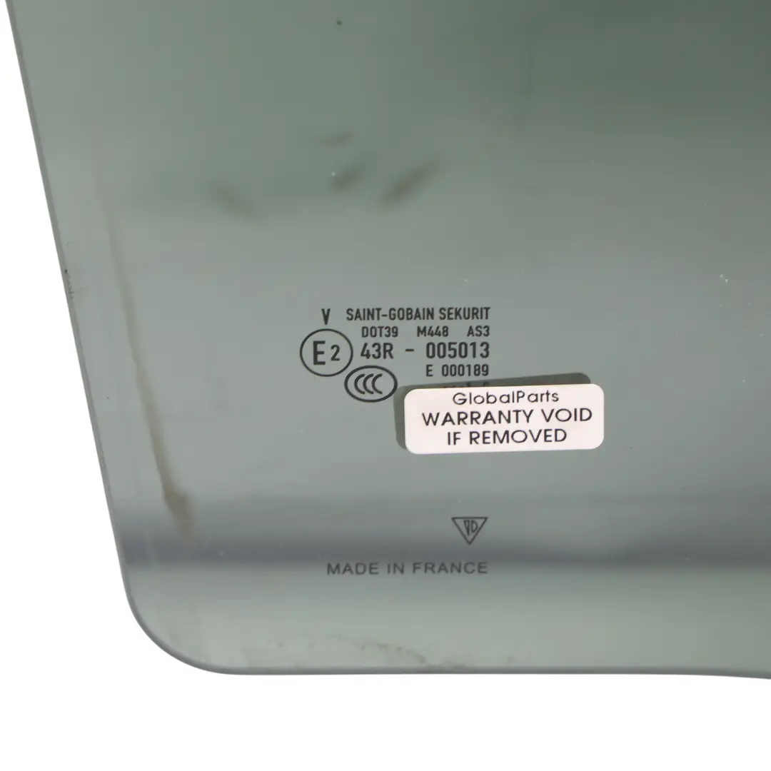 Porsche Cayenne 92A Hinten Tür Seitenscheibe Glas Rechts AS3 - SKU 95854261200 - Teilenummer 95854261200