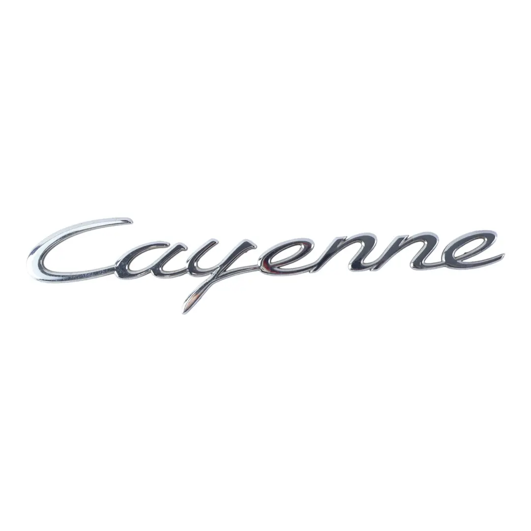 Emblem Badge Chrome to Porsche Cayenne 92A Rear Tailgate Logo with Part number 95855967500 Porsche Cayenne 92A Rear Tailgate Logo Emblem Badge Chrome - SKU 95855967500 - Part number 95855967500