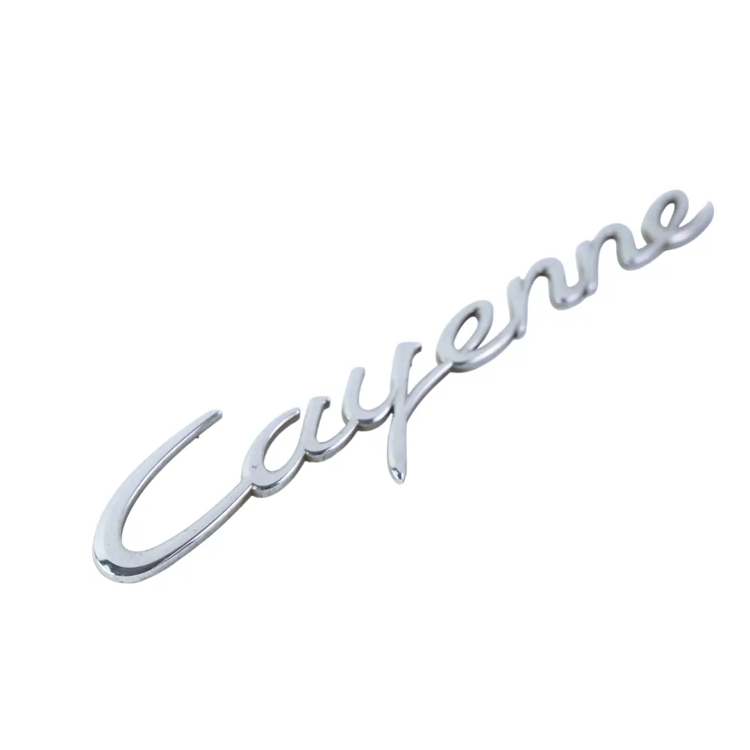 Emblem Badge Chrome to Porsche Cayenne 92A Rear Tailgate Logo with Part number 95855967500 Porsche Cayenne 92A Rear Tailgate Logo Emblem Badge Chrome - SKU 95855967500 - Part number 95855967500