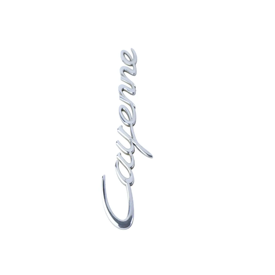 Emblem Badge Chrome to Porsche Cayenne 92A Rear Tailgate Logo with Part number 95855967500 Porsche Cayenne 92A Rear Tailgate Logo Emblem Badge Chrome - SKU 95855967500 - Part number 95855967500
