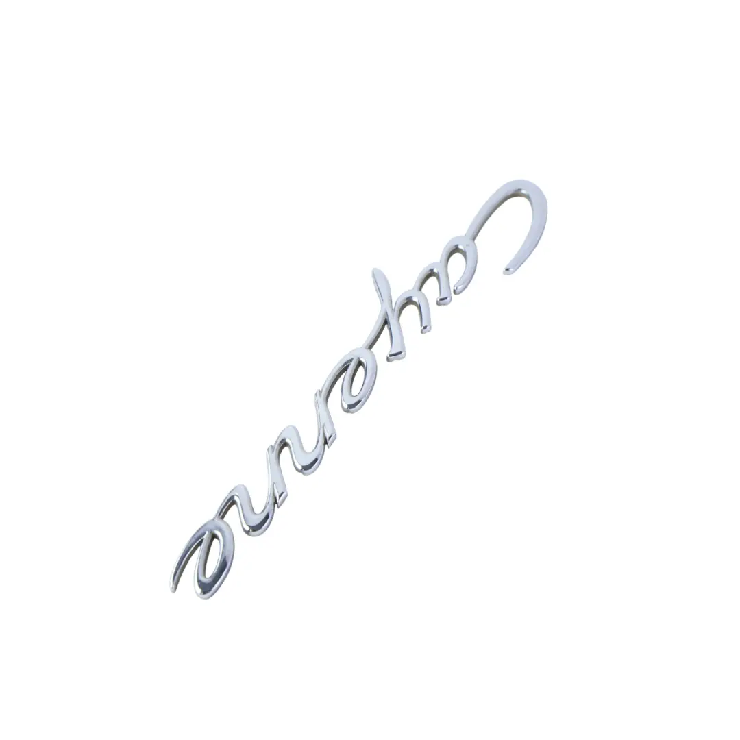 Emblem Badge Chrome to Porsche Cayenne 92A Rear Tailgate Logo with Part number 95855967500 Porsche Cayenne 92A Rear Tailgate Logo Emblem Badge Chrome - SKU 95855967500 - Part number 95855967500