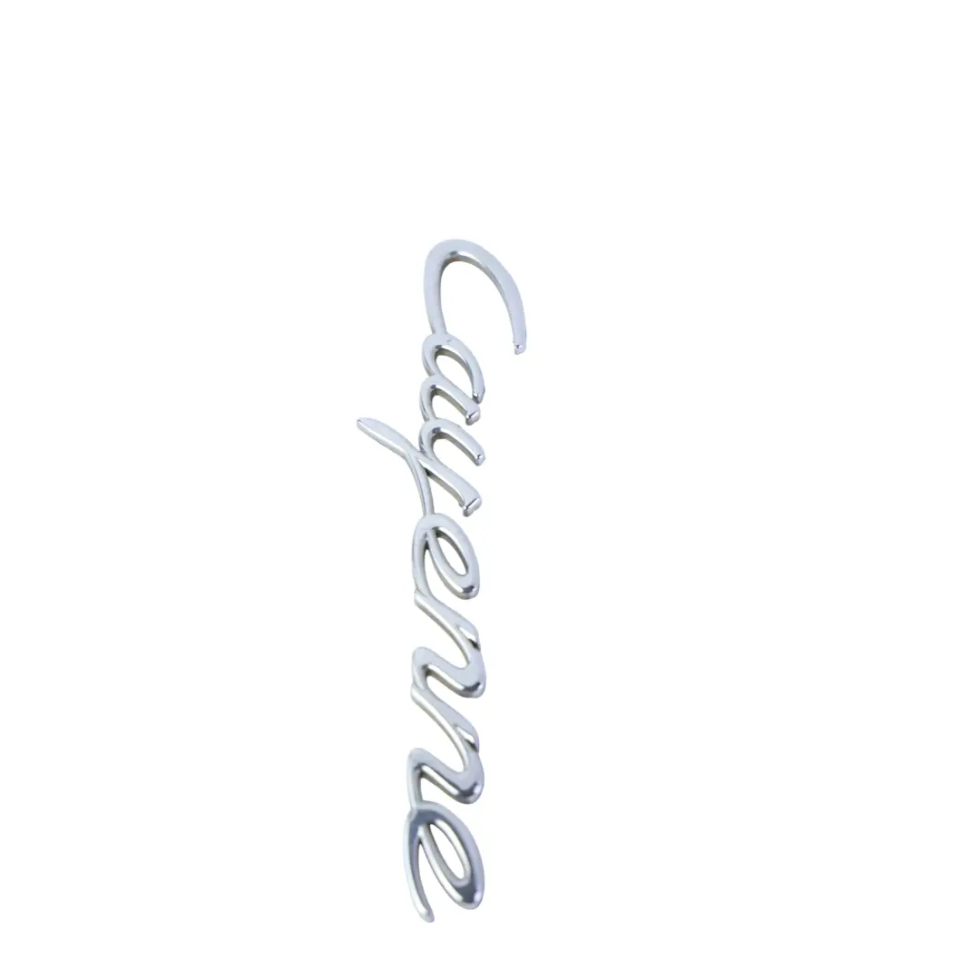 Emblem Badge Chrome to Porsche Cayenne 92A Rear Tailgate Logo with Part number 95855967500 Porsche Cayenne 92A Rear Tailgate Logo Emblem Badge Chrome - SKU 95855967500 - Part number 95855967500