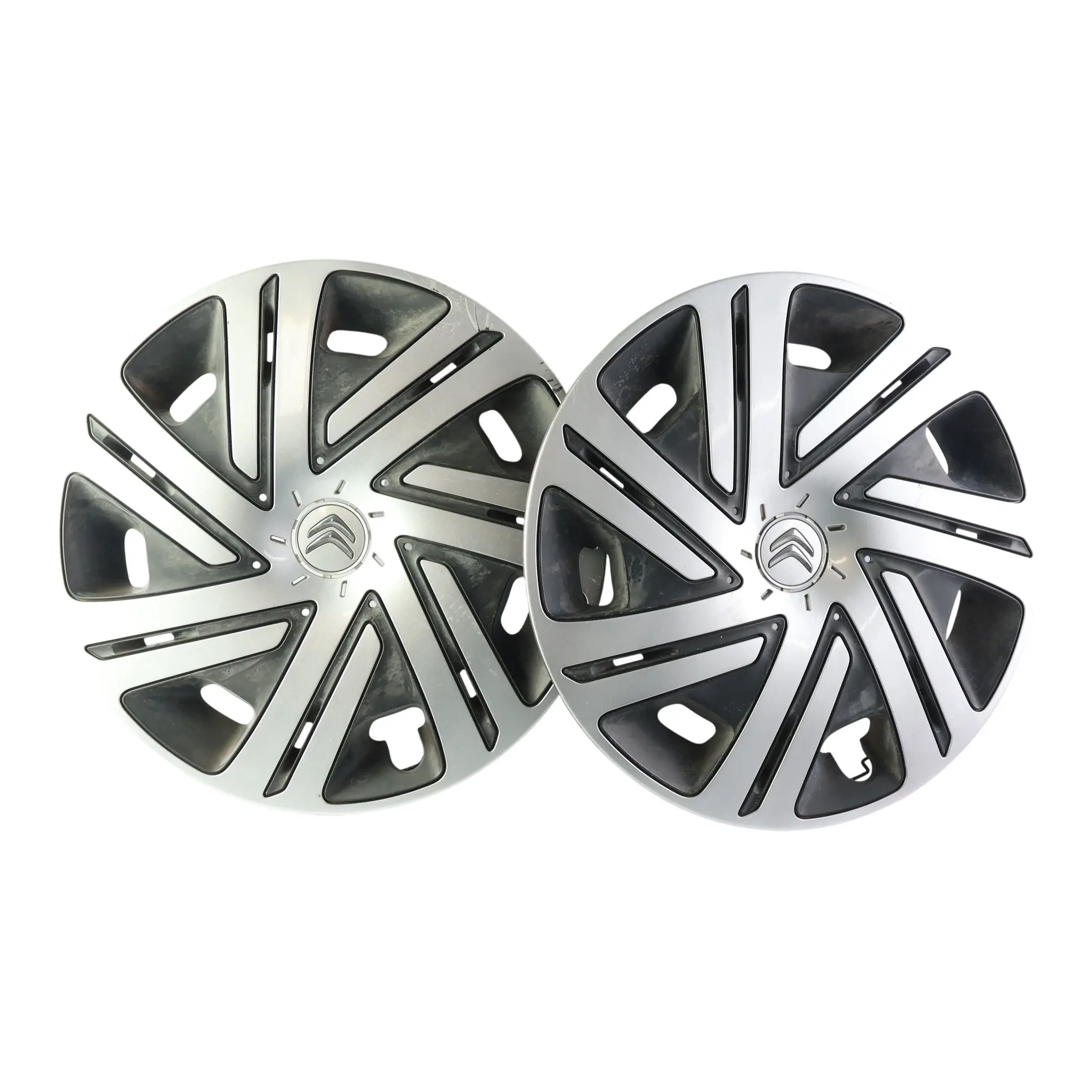 Citroen Cache Écrou Central Enjoliveur Jante Acier 15" Lot de 2 9676905177