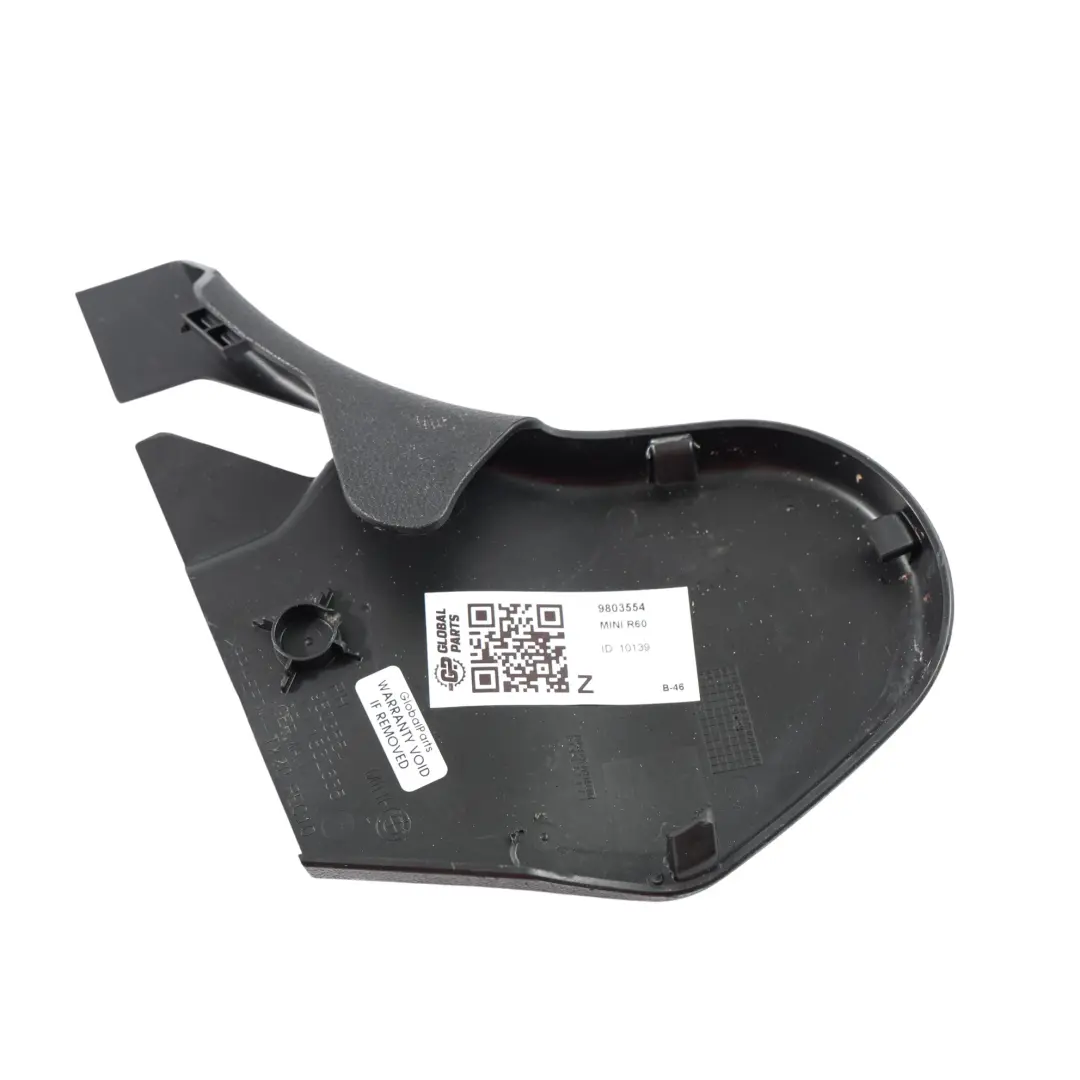 Rücksitzbank Innenabdeckung Rechts Carbon Schwarz für Mini Countryman R60 mit Teilenummer 9803554 Mini Countryman R60 Rücksitzbank Innenabdeckung Rechts Carbon Schwarz - SKU 9803554 - Teilenummer 9803554