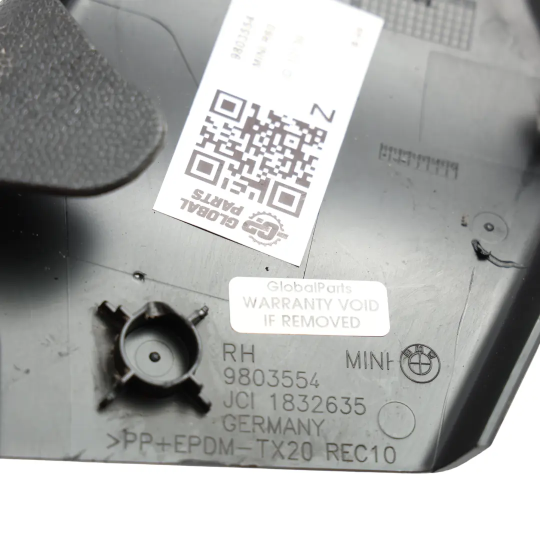 Mini Countryman R60 Rücksitzbank Innenabdeckung Rechts Carbon Schwarz - SKU 9803554 - Teilenummer 9803554