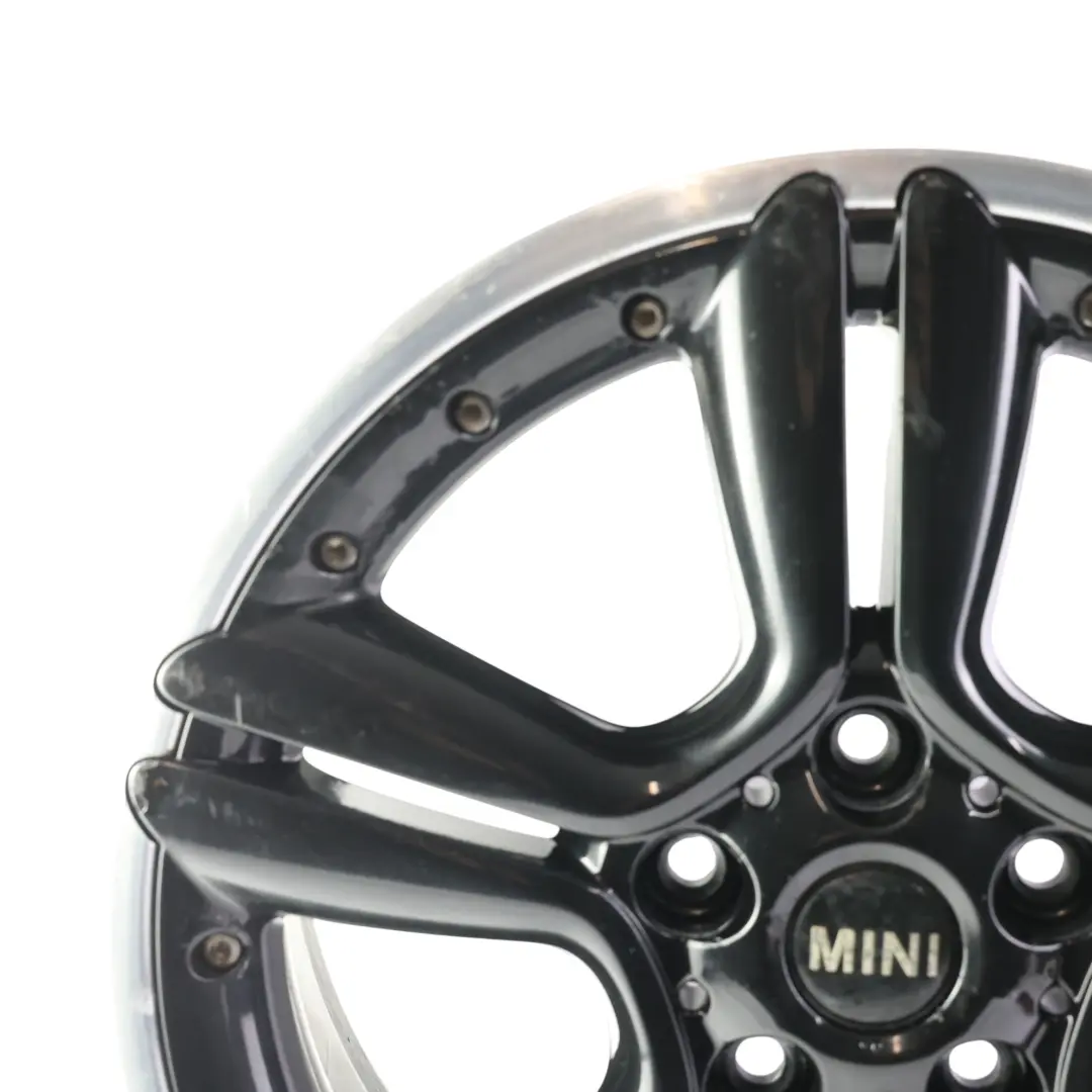 Alloy Rim 18" ET:52 7,5J 5-Star Double Spoke 127 to Mini Cooper R60 R61 Black Wheel with Part number 9803727 Mini Cooper R60 R61 Black Wheel Alloy Rim 18" ET:52 7,5J 5-Star Double Spoke 127 - SKU 9803727-7 - Part number 9803727