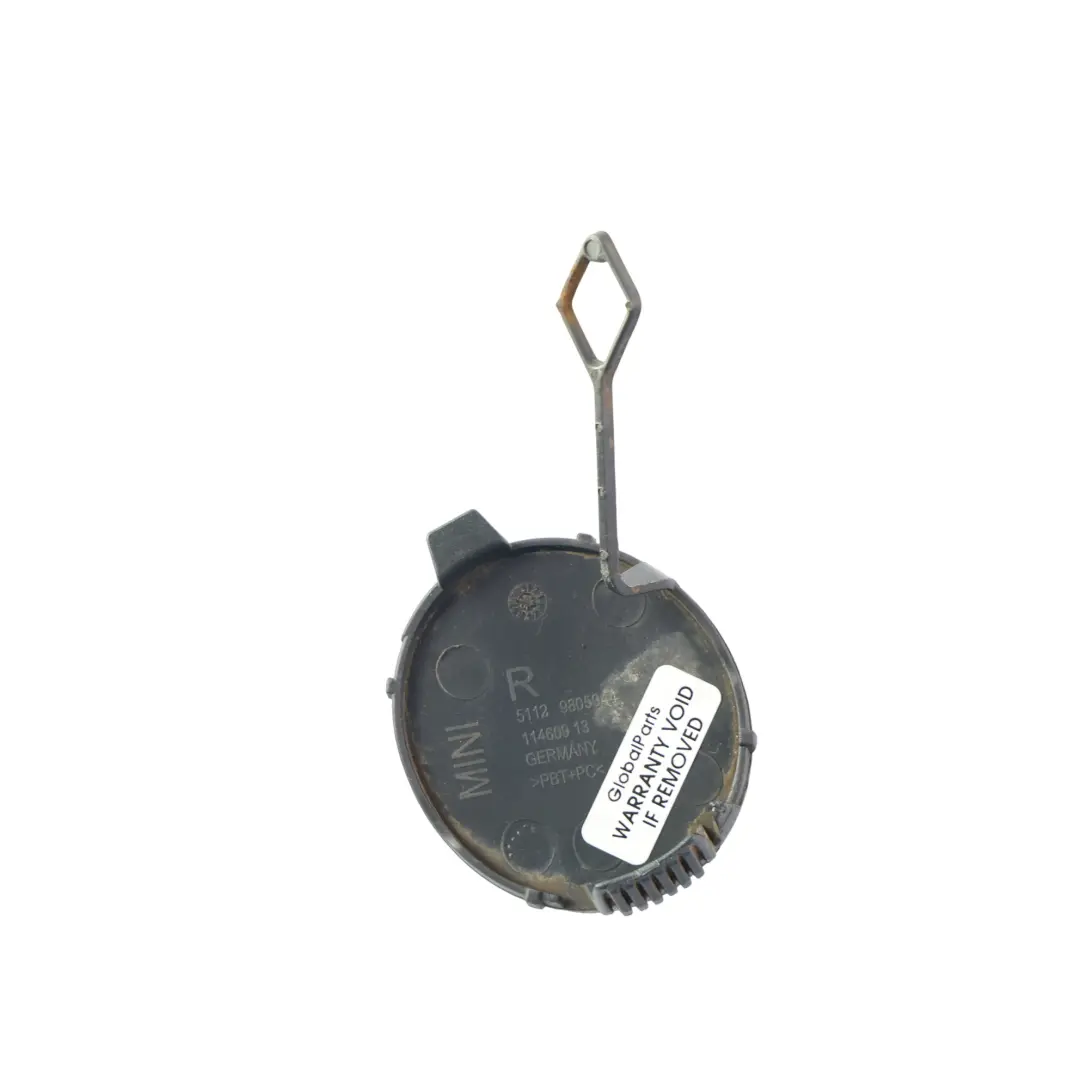 Mini R60 Copertura Gancio Traino Paraurti Posteriore Destro Verde Jungle C15 - SKU 9806652-JG - Numero di parte 9806652