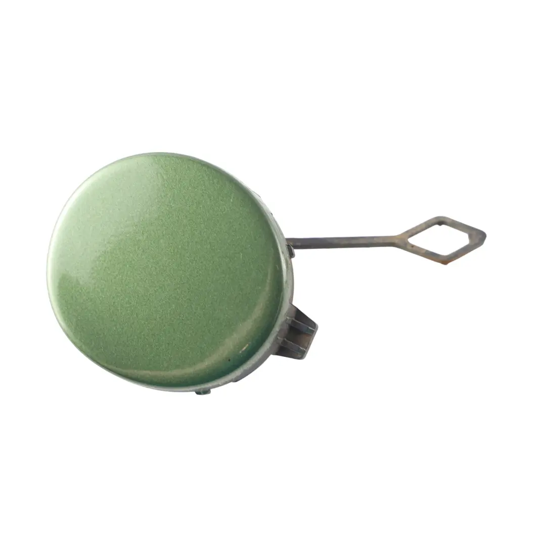Tapa Trasera Gancho Remolque Paragolpes Derecho Verde Selva C15 para Mini R60 con número de pieza 9806652 Mini R60 Tapa Trasera Gancho Remolque Paragolpes Derecho Verde Selva C15 - SKU 9806652-JG - Número de pieza 9806652