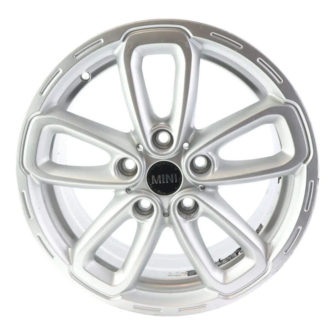 Silber Alufelge Alu Felge 17" 7J ET:50 5-Star Triangle Spoke 141 für Mini R60 R61 mit Teilenummer 9811730 Mini R60 R61 Silber Alufelge Alu Felge 17" 7J ET:50 5-Star Triangle Spoke 141 - SKU 9811730-1 - Teilenummer 9811730
