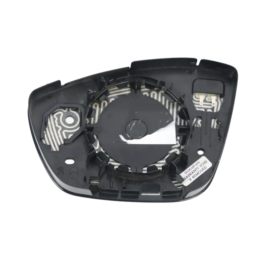 Peugeot 208 P21 Vetro Specchietto Retrovisore Riscaldato Destro - SKU 9838077380 - Numero di parte 9838077380